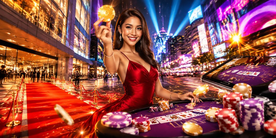 Permainan Baccarat sedang berlangsung di Kuala Lumpur